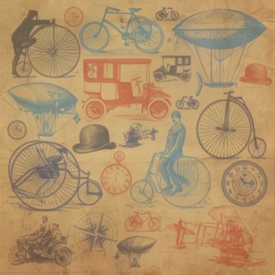 Kaisercraft - Sears &amp; Son - 12&quot;x12&quot; Glazed Paper - Icons