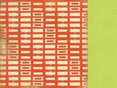 Kaisercraft - In the Attic - 12&quot;x12&quot; Double-sided Paper Sheet - Crockery