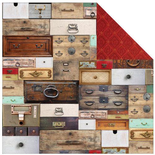 Kaisercraft - Antique Bazaar - 12&quot;x12&quot; Double-sided Paper Sheet - Collectors