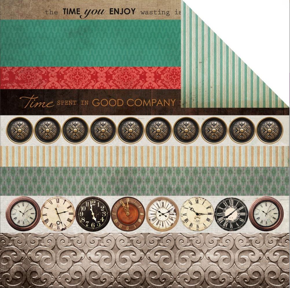 Kaisercraft - Antique Bazaar - 12&quot;x12&quot; Double-sided Paper Sheet - Limited