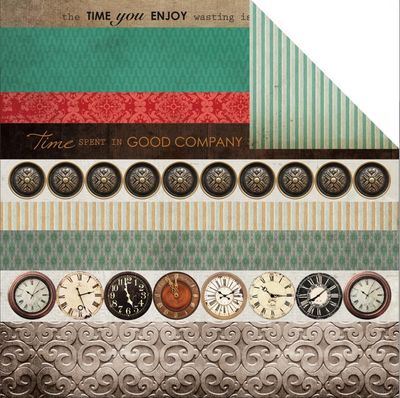 Kaisercraft - Antique Bazaar - 12&quot;x12&quot; Double-sided Paper Sheet - Limited