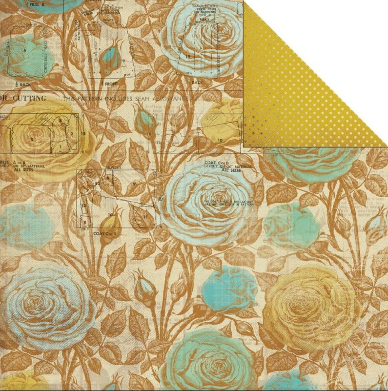 Kaisercraft - Madame Boutique - 12&quot;x12&quot; Double-sided Paper Sheet - Corset