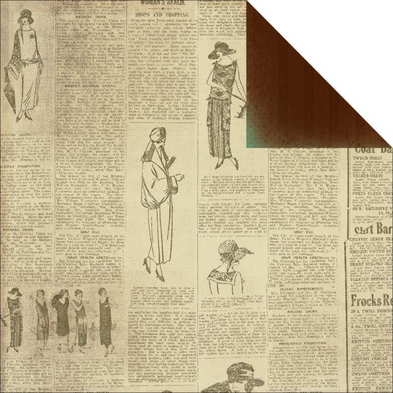 Kaisercraft - Madame Boutique - 12&quot;x12&quot; Double-sided Paper Sheet - Petticoat