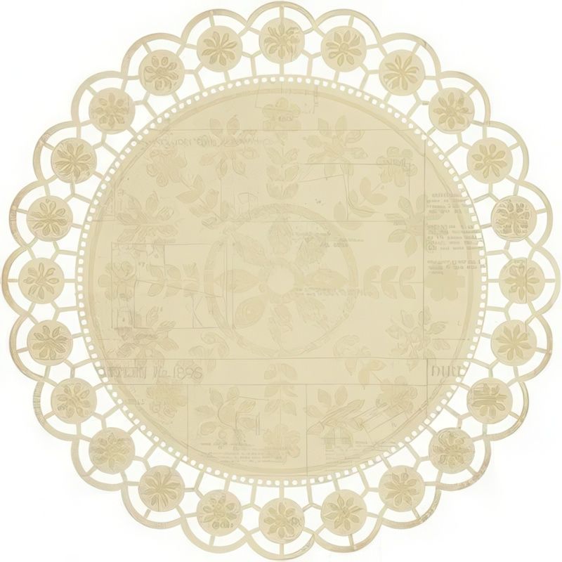 Kaisercraft - Madame Boutique - 12&quot;x12&quot; Die Cut Paper - Lace