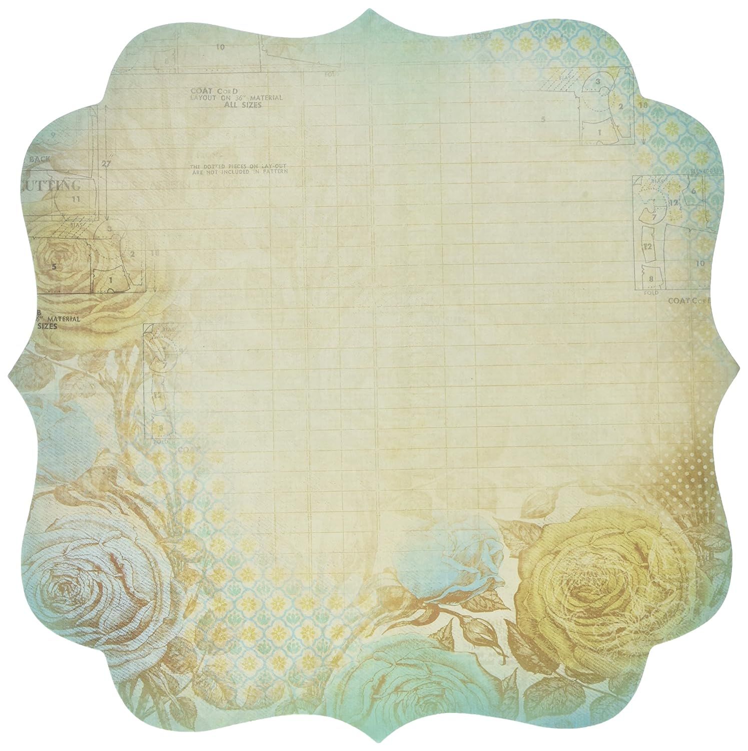 Kaisercraft - Madame Boutique - 12&quot;x12&quot; Die Cut Paper - Gown
