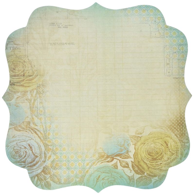 Kaisercraft - Madame Boutique - 12"x12" Die Cut Paper - Gown