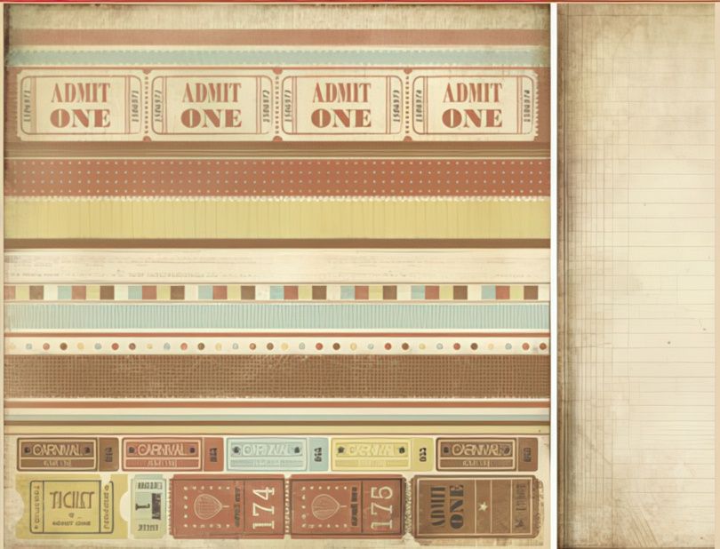 Kaisercraft - Up, Up and Away - 12&quot;x12&quot; Double-sided Paper Sheet - Sideshow