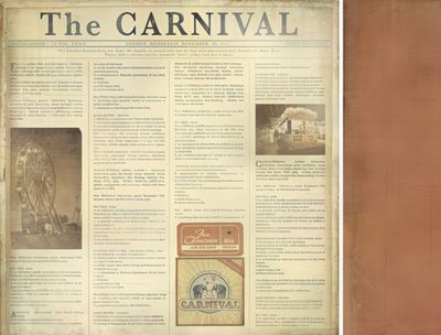Kaisercraft - Up, Up and Away - 12&quot;x12&quot; Double-sided Paper Sheet - Ferris Wheel