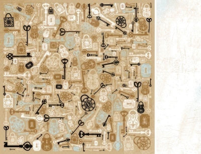 Kaisercraft - Le chateau- 12&quot;x12&quot; Double-sided Paper Sheet - Cle