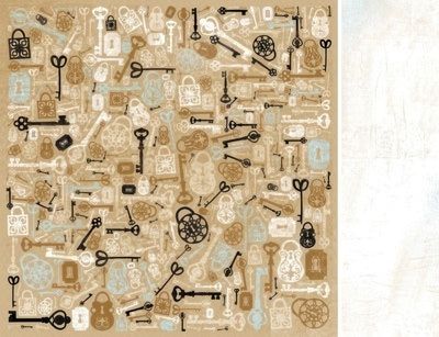 Kaisercraft - Le chateau- 12"x12" Double-sided Paper Sheet - Cle