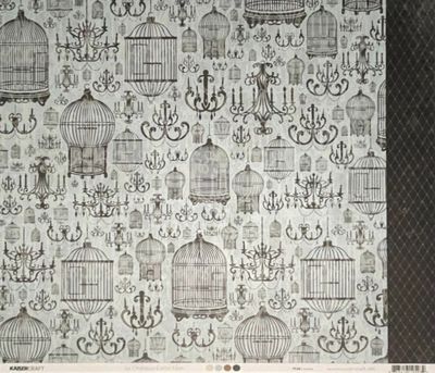 Kaisercraft - Le chateau- 12&quot;x12&quot; Double-sided Paper Sheet - Lustre
