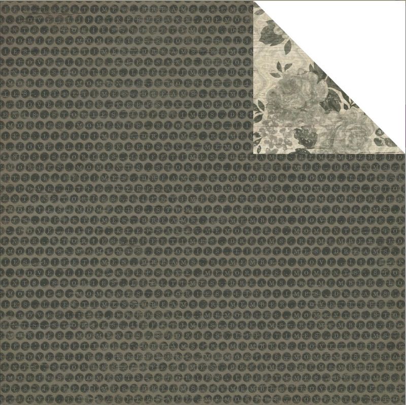 Kaisercraft - Rusty Harmony - 12"x12" Double-sided Paper Sheet - Amity