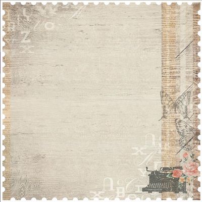 Kaisercraft - Rusty Harmony - 12"x12" Die Cut Sheet - Calm