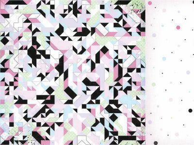 Kaisercraft - Lavender Haze - 12&quot;x12&quot; Double-sided Paper Sheet - Lilac