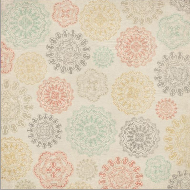 Kaisercraft - Rusty Harmony - 12"x12" Glazed Paper - Pretty