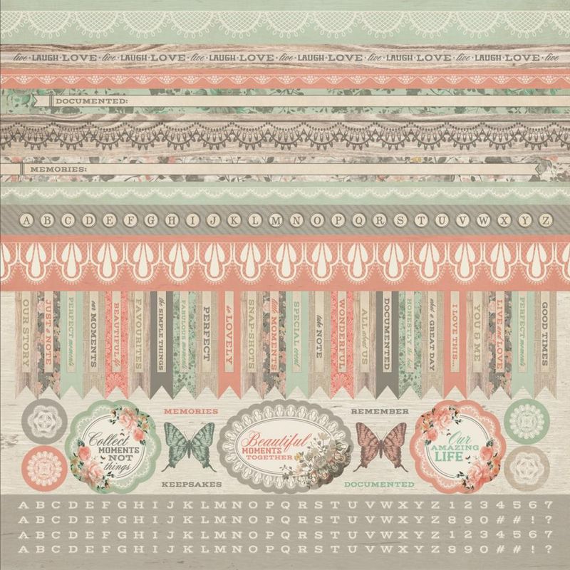 Kaisercraft - Rustic Harmony - 12"x12" Sticker Sheet
