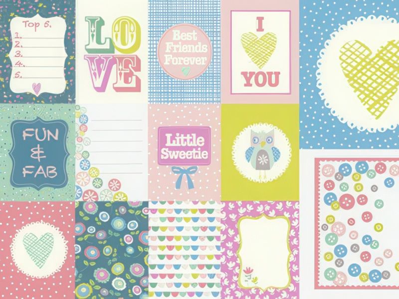 Kaisercraft - Suga Pop - 12&quot;x12&quot; Double-sided Paper - Raspberry Drops