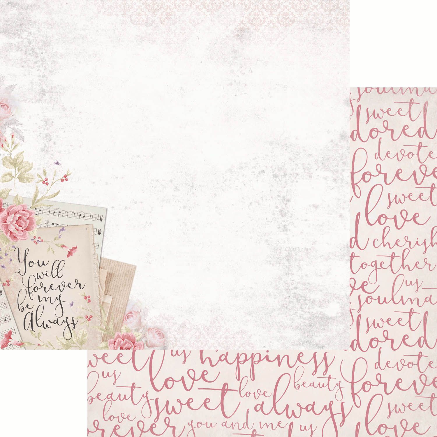 Kaisercraft - PS I Love You - 12&quot;x12&quot; Double-sided Paper - Pen Pals