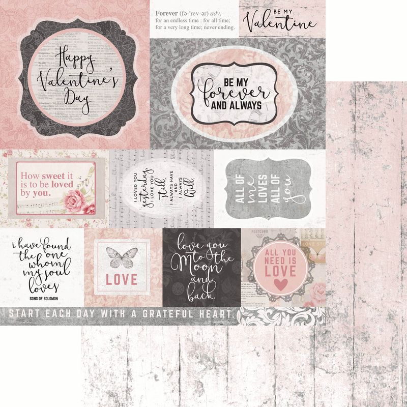 Kaisercraft - PS I Love You - 12"x12" Double-sided Paper - Valentines