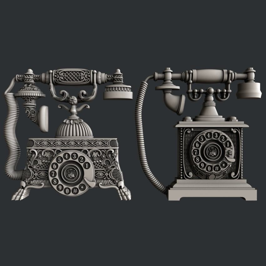 Zuri Design - Silicone Moulds - Vintage Phones