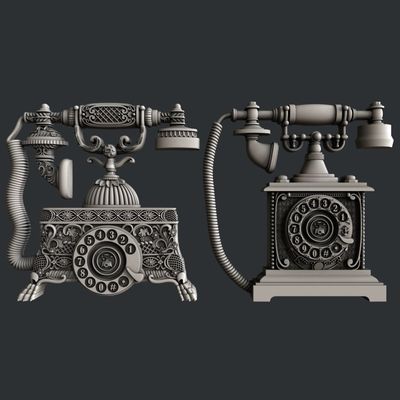 Zuri Design - Silicone Moulds - Vintage Phones