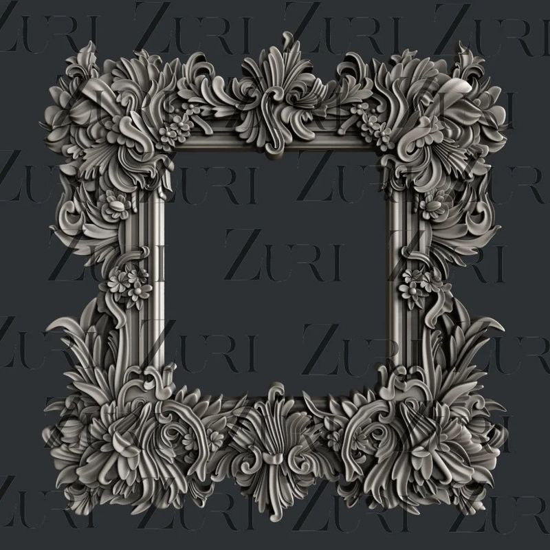 Zuri Design - Silicone Moulds - Square Frame