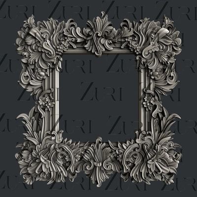 Zuri Design - Silicone Moulds - Square Frame