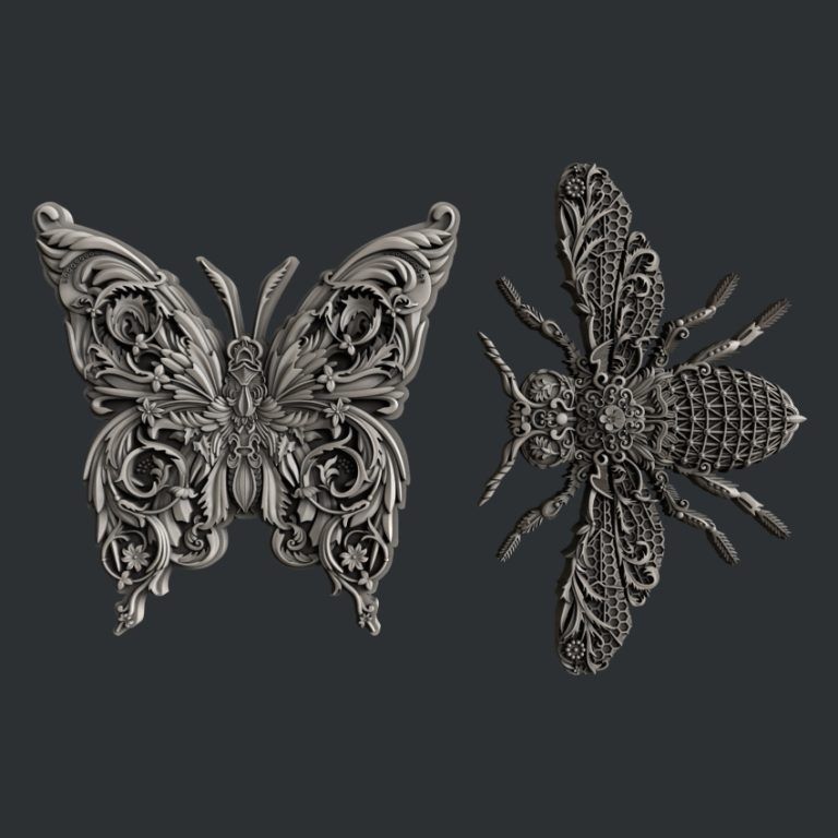 Zuri Design - Silicone Moulds - Wings of Beauty
