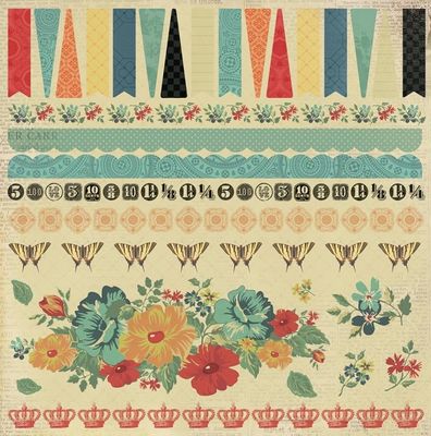 Kaisercraft - Looking Glass - 12&quot;x12&quot; Sticker Sheet