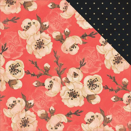 Kaisercraft - Hanami Garden - 12&quot;x12&quot; Double-sided Paper - Mokuren