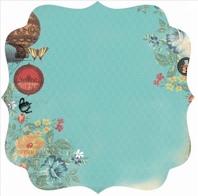 Kaisercraft - Looking Glass - 12&quot;x12&quot; Die Cut Sheet - Wonderland