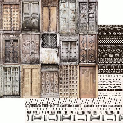Kaisercraft - Gypsy Rose - 12&quot;x12&quot; Double-sided Paper - Doors
