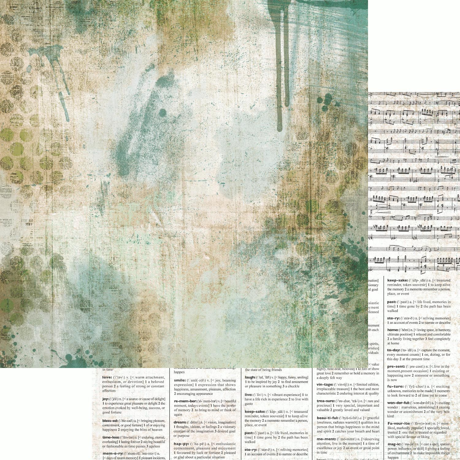Kaisercraft - Scrap Studio - 12&quot;x12&quot; Double-sided Paper - Worn 