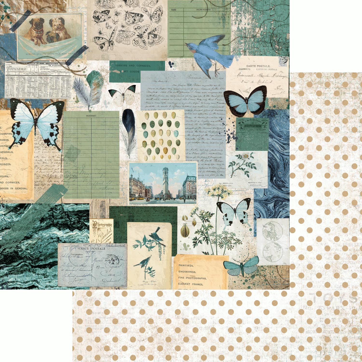 Kaisercraft - Scrap Studio - 12&quot;x12&quot; Double-sided Paper - Authentic