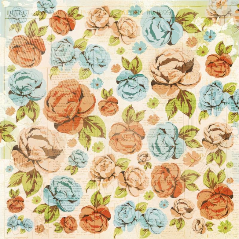 Kaisercraft - Marigold- 12&quot;x12&quot; Glazed Paper - Buttercup
