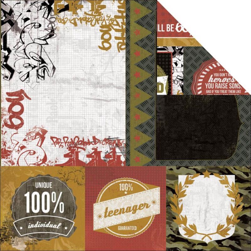 Kaisercraft - Attitude - 12&quot;x12&quot; Double-sided Paper - What&#39;s Up