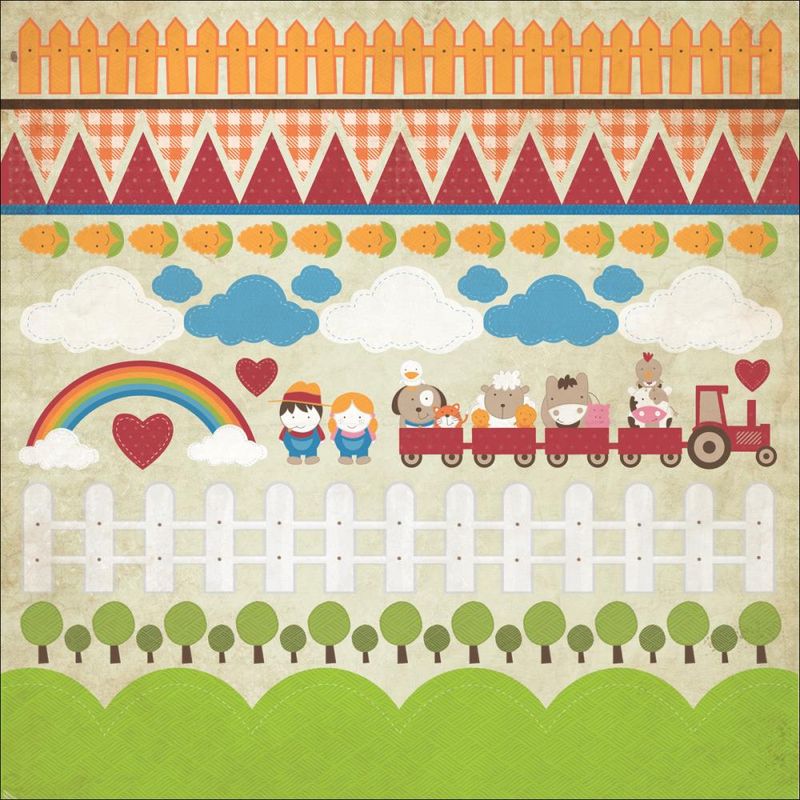 Kaisercraft - Cock-A-doodle-Doo - 12&quot;x12&quot; Sticker Sheet