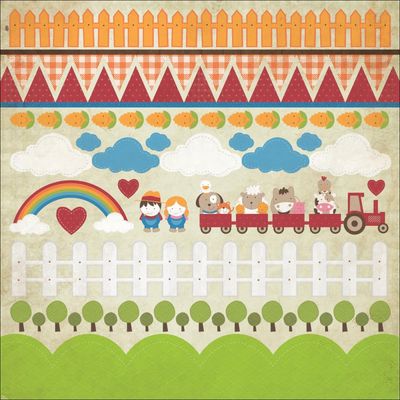 Kaisercraft - Cock-A-doodle-Doo - 12&quot;x12&quot; Sticker Sheet