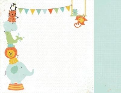 Kaisercraft - Party Animals - 12"x12" Double-sided Paper - Hooray
