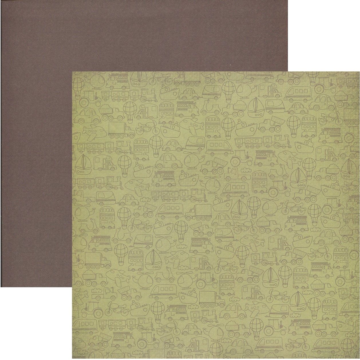 Kaisercraft - Little Toot - 12&quot;x12&quot; Double-sided Paper - Beep