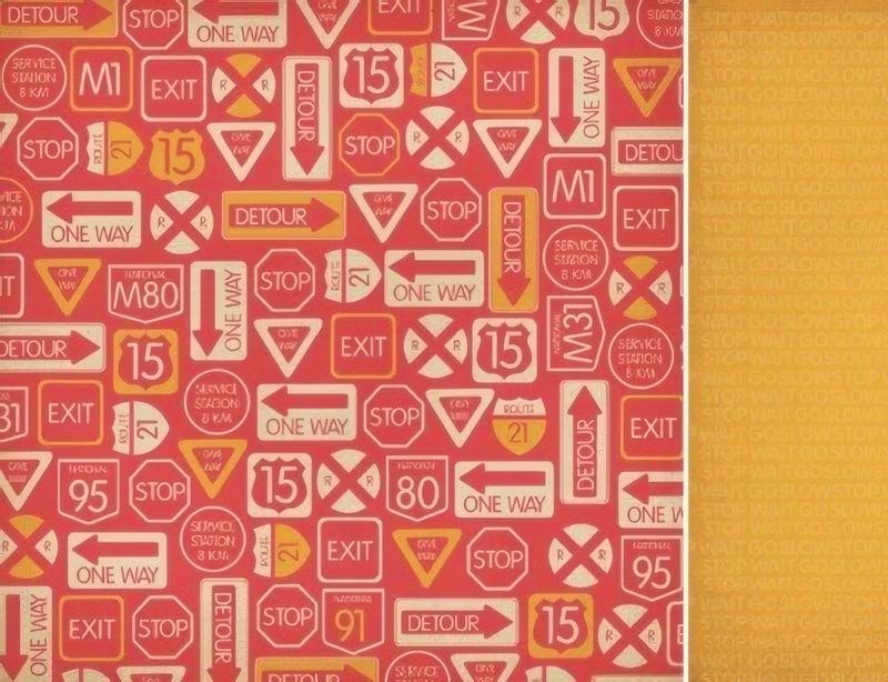 Kaisercraft - Little Toot - 12&quot;x12&quot; Double-sided Paper - Bang