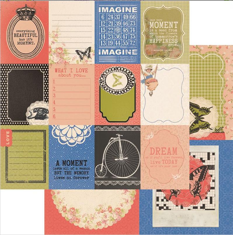 Kaisercraft - Miss Match - 12&quot;x12&quot; Double-sided Paper - Knick Knacks