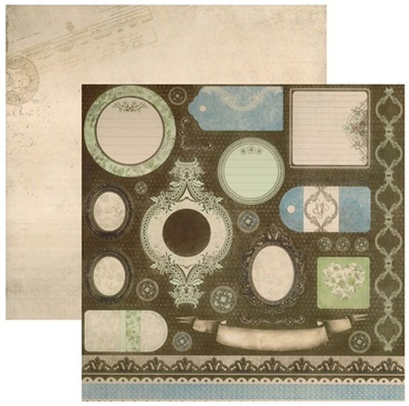 Kaisercraft - Duchess - 12"x12"double-sided Paper - Royalty - Cut-outs