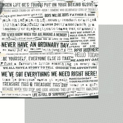 Kaisercraft - Scrap Yard - 12&quot;x12&quot;double-sided Paper - Cut &amp; Paste