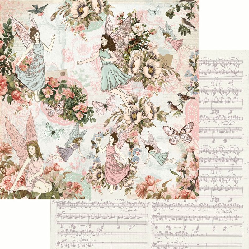 Kaisercraft - Fairy Garden - 12&quot;x12&quot;double-sided Paper - Fairy Dance