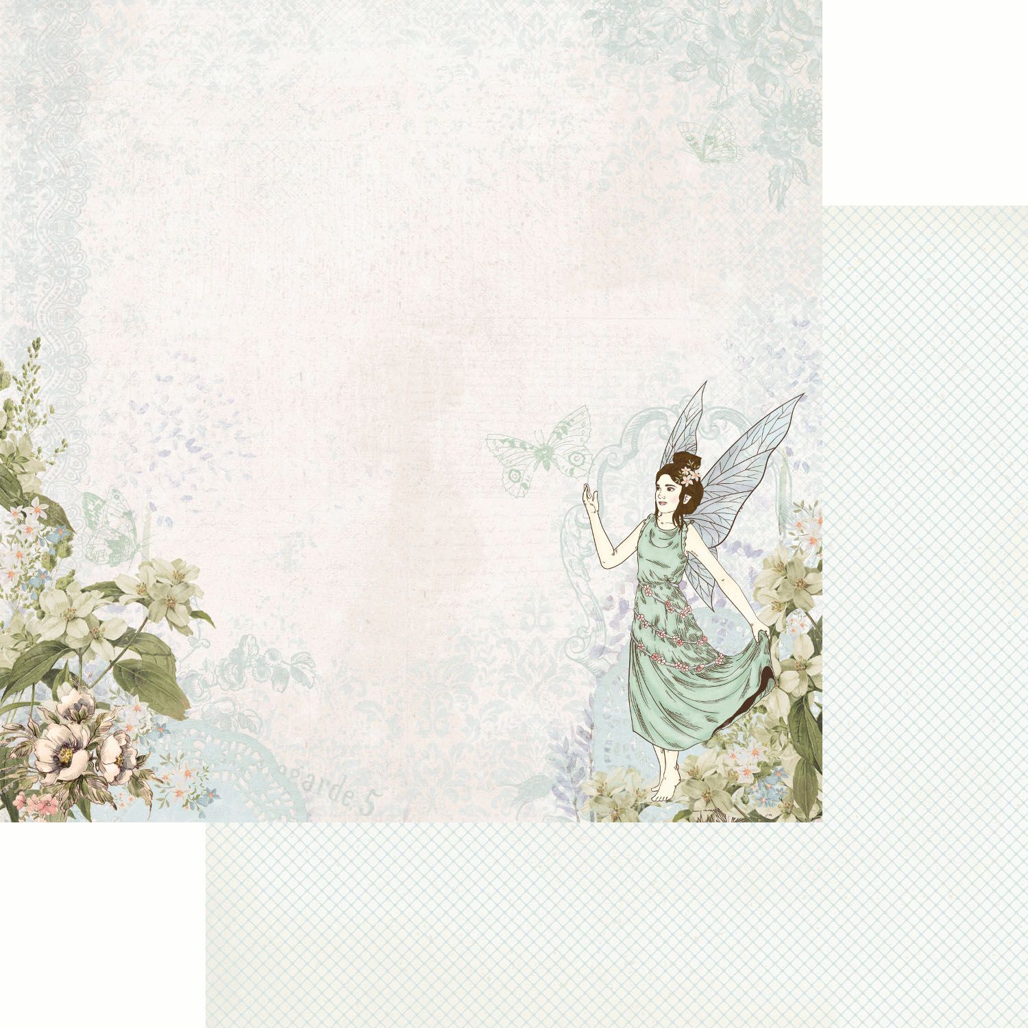 Kaisercraft - Fairy Garden - 12&quot;x12&quot;double-sided Paper - Pixie Dust
