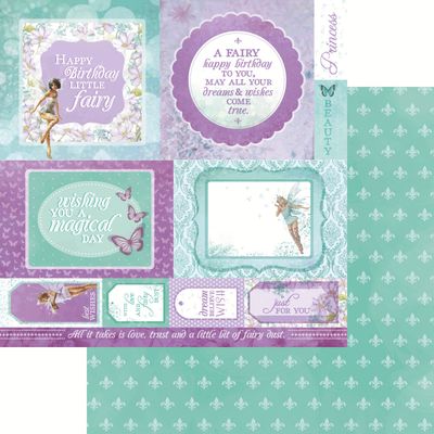 Kaisercraft - Fairy Dust - 12&quot;x12&quot;double-sided Paper - Fairy Wishes