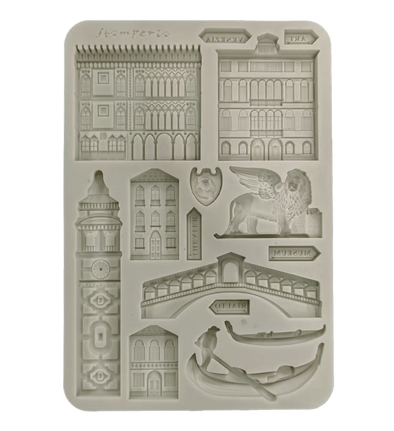 Stamperia - Venice City of Art - A5 Silicone Mould - Monuments