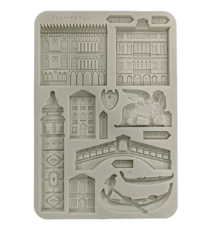 Stamperia - Venice City of Art - A5 Silicone Mould - Monuments