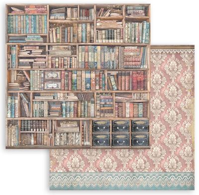 Stamperia - Venice City of Art - 12&quot;x12&quot; Double-sided Paper - Vintage Books